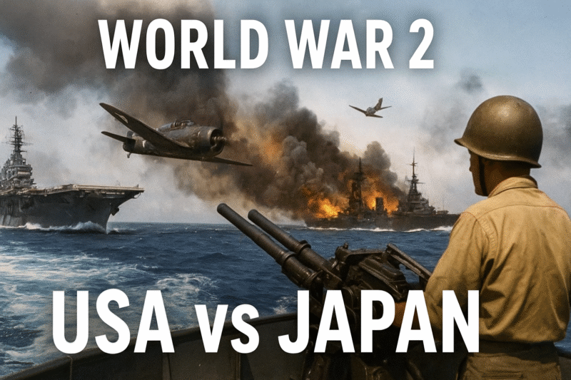 World War 2 USA vs Japan: The Pacific War That Reshaped the World